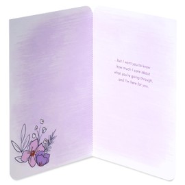 American Greetings Sympathy Card for Miscarriage (I'm Here For You)