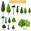 QuarenDen Miniature Garden Accessories, 32 Pcs, Forest Animal Figures with