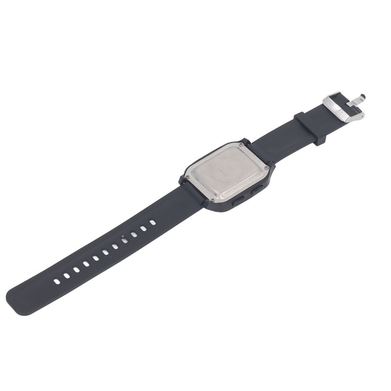 Digital Watch EL Backlit Waterproof Multifunctional Stylish Square Watch for