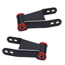 2" Rear Drop Lowering Shackle Suspension Kit Compatible with 1988-1998 Chevy & GMC C1500/C2500 1988-2019 Silverado Sierra 1500 Replaces # 410520