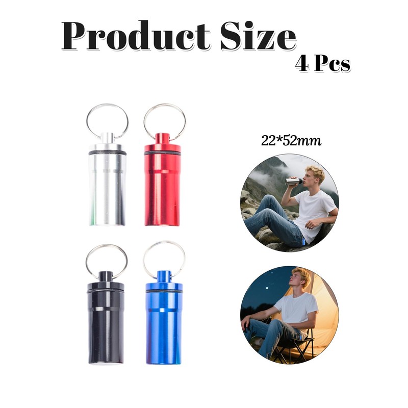 4 Pack Ear Plug Carrying Case, Portable Ear Plug Holder