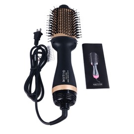 Hair Blow Dryer Brush 3 Temp Settings 1000W Reduce Static Hair Styling Hot Air Brush