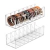 MaxGear Belt Organizer, Acrylic 7 Compartment Belt Storage Rack for