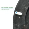 J&V Textiles Round Toilet Seat With Easy Clean & Change