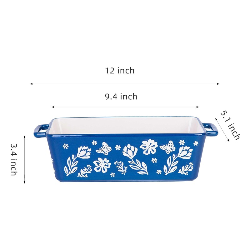 Wisenvoy Bread Pan Loaf Pan Ceramic Bread Pans for Baking