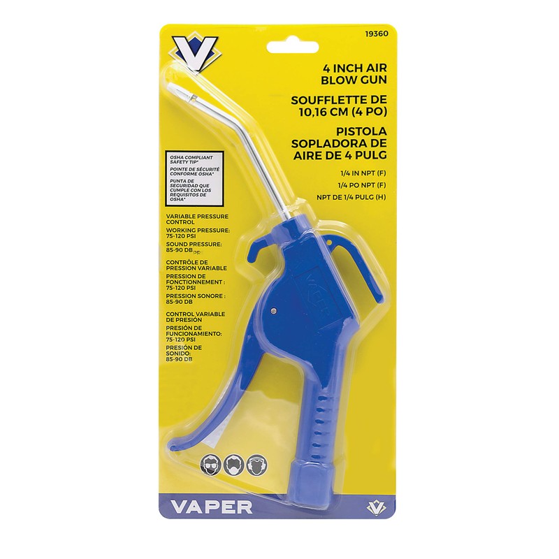 Vaper Air Blow Gun, 4" (19360)