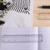 AIEX 40pcs 6inch Inch Ruler, Small Transparent Ruler Plastic Mini