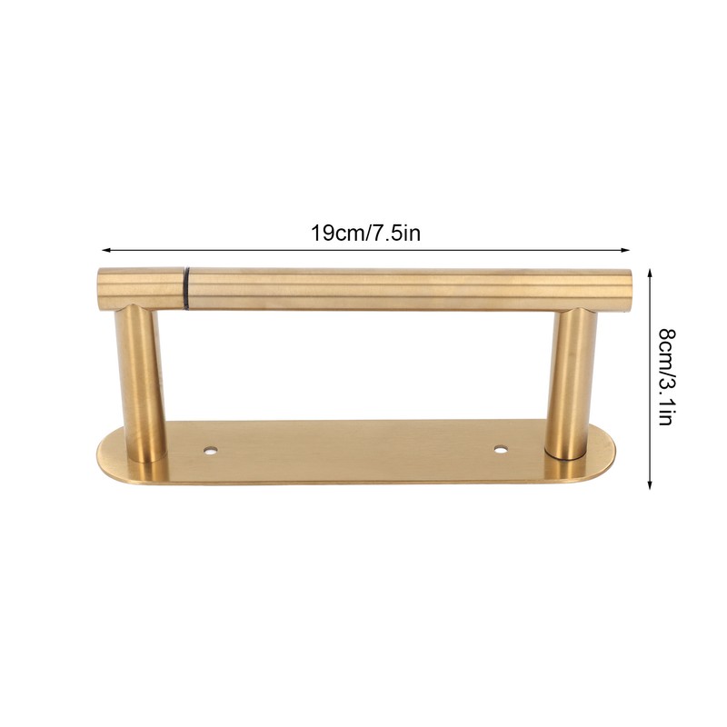 Toilet Paper Holder Multifunctional Rustproof 304 Stainless Steel Wall Mount