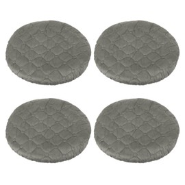 PATIKIL Cushion Cover Round Stool Cover, Pack of 4 Elastic Bar Stool Seat Replacement Washable Chair Cushion Round Protective Cover Stretchy Bar Chair Seat Cover for 10-13 Inch Chair Seat Cushion