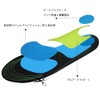 SUSCONG Insole, Anti-Fatigue, Breathable, Antibacterial, Odor Resistant, Arch Support, Shock