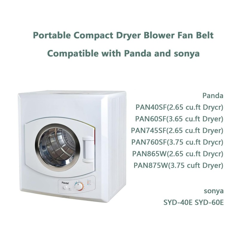 Portable Compact Dryer Blower Fan Belt for Panda PAN40SF/60SF Sonya