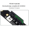 YIKAIEN NGFF M.2 M-Key to PCIe X4 Expansion Card Adapter,