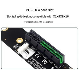YIKAIEN NGFF M.2 M-Key to PCIe X4 Expansion Card Adapter, Transform M.2 Interface into a PCI-E Slot, Easy Installation for Desktop Computers