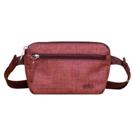 Haiku Hopper | Waist, Hip, Fanny Pack, Belt Bag Purse | with adjustable belt Clip, Poppy Berry
