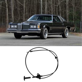 Bomunik Replacement for Hood Release Cable/Hood Latch Lock Release Control Cable G-Body Cars Such as Monte Carlo Grand Prix Regal El Camino Bonneville Cutlass etc. 20429339