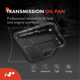 A-Premium Transmission Oil Pan with Drain Plug Compatible with Subaru Outback 2015-2021, Forester 2014-2018, Legacy 2015-2021, Ascent 2019-2021, WRX 2015-2020, 2.0L 2.4L 3.6L, Replaces 31225AA022