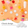 SUPVOX 100pcs Plastic Bottle Caps Crafts DIY Colorful Drink Bottle