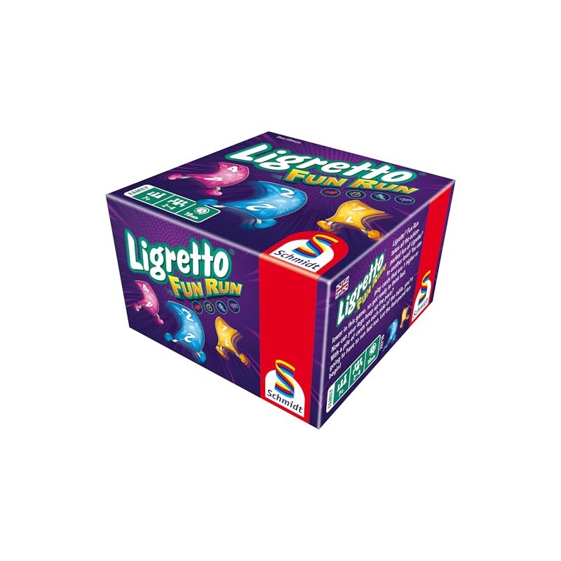 Schmidt Spiele 78710 Ligretto Fun Run, Family Card Game, Multi-Colour