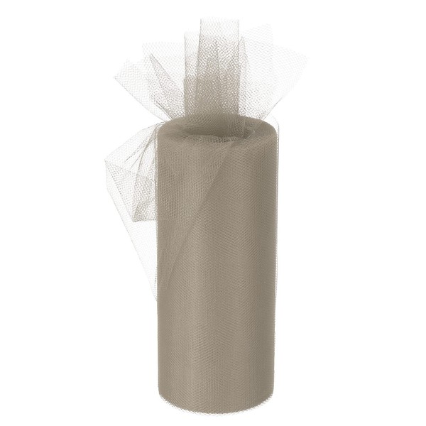 MECCANIXITY 6 Inch 25 Yards Tulle Ribbon Rolls Pastel Netting