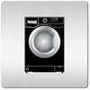 Türschilder24 XXL Door Sign (B) 125 x 125 mm Laundry