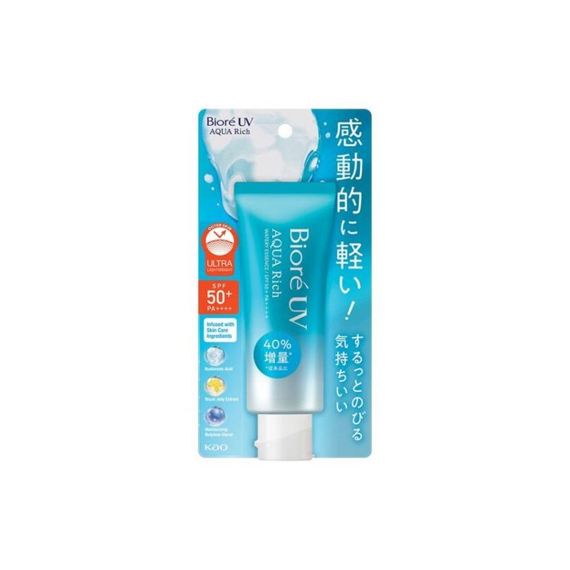 Bioré 비오레 UV 아쿠아리치 워터리 선크림 2종 세트 (에센스 선크림