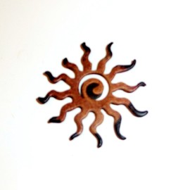 Metal Sun Fridge Magnet Small Gift