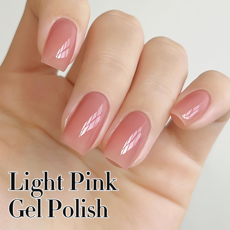 Double Rhythm 0.50 OZ Translucent Gel Polish Same Color Same