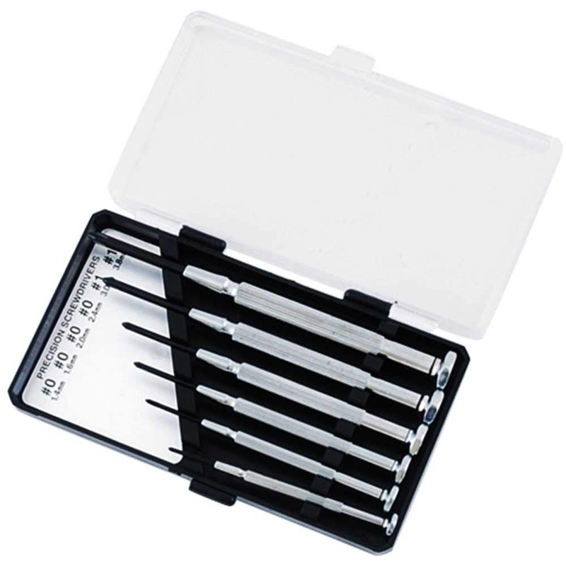 SK11 Precision Screwdriver Set of 6 + No.0 (1.4, 1.6,
