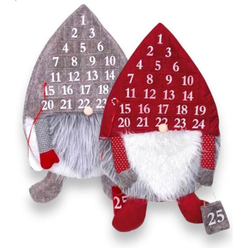 Plush Gonk Fill Christmas Treat Advent Calendar 1-25 Countdown To