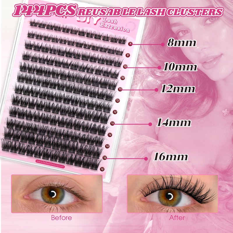 Lash Clusters Eyelash Clusters Natural D Curl Cluster Eyelash Extensions