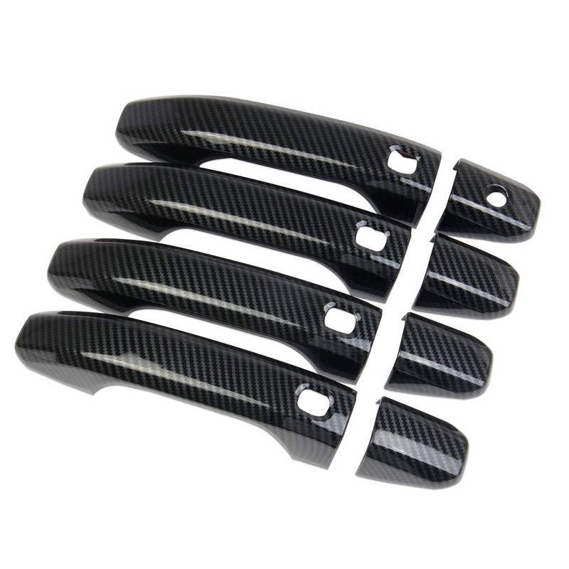 Fewshaw Carbon Fiber Side Door Handles Trim Cover for 2021-2024