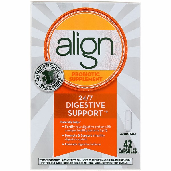 Align Digestive Care Probiotic Supplement Capsules - 42 Ea, 3 Pack