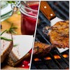 Mobestech 3pcs Stainless Steel Grill Turner Ergonomic Non Slip Handle