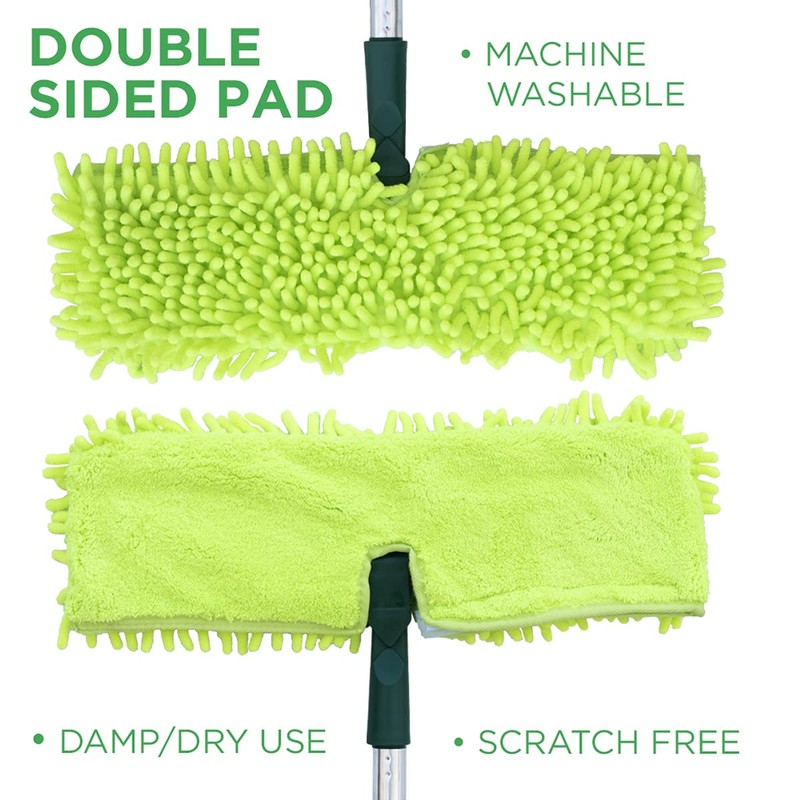 Pine-Sol Telescopic Microfiber Dry/Wet Mop – Dust Mopping for Cleaning