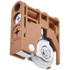 Best 0180-043 728Y Two-dimensional Adjustable Door Wheel, Y Shape, Brown