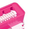 Dental Applicator Stick Dispenser, Large Capacity Refillable Convenient Transparent Plastic