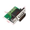 Futheda D-sub DB9 Interface Breakout Board Connector 9-pin 2-row Male