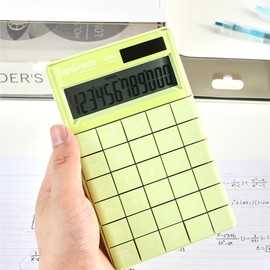 Delhi Recycled Lone Green Deli Lightweight Office Calculator Green / 리사이클 론그린 델리 가벼운 사무용 계산기 그린