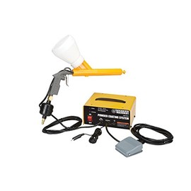 Chicago Electric Power Tools Portable Powder Coating System 10-30 PSI with Powder Coating Gun, Foot Switch, Power Source, Inline Filter and Two Powder Cups