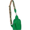 styleBREAKER Women's One Shoulder Backpack, Patterned Shoulder Strap, Plain Crossbody