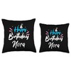 Happy Birthday Nora Throw Pillow