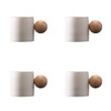 Dicmracy 2oz Ceramic Espresso Cups Set of 2 or 4,