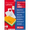 APLI Decadry Pack of 1950 Multi-Purpose Labels 38.1 x 21.2