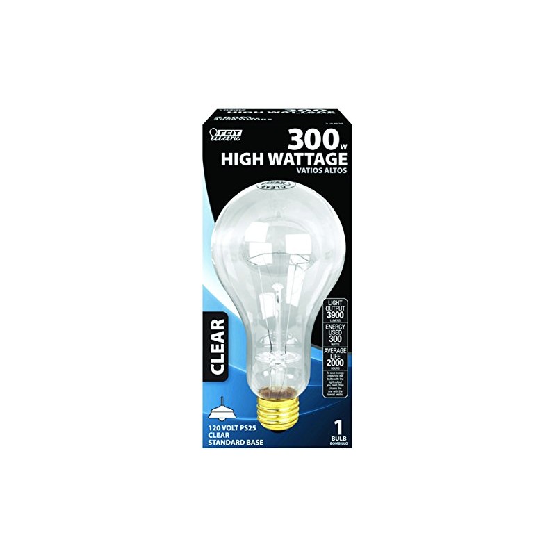 Feit Electric 300M 300 Watt Clear Incandescent Light Bulb