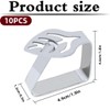 10PCS Stainless Steel Tablecloth Clips, Leaf Table, Outdoor Tablecloth, Thickened