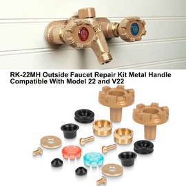 yourour RK-22MH Repair Kit Metal Handle,Outside Faucet,Compatible with Woodford Model 22, Model V22
