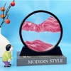 Flowing Sand Art Decor for Desks – Rotating Hourglass Landscape