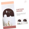 iplusmile Wooden Elephant Wall Clock Wall Hanging Decorative Clock for