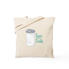 CafePress Sugar Daddy Shaker Tote Bag Reusable Natural Beige Canvas Shopping Bag
