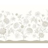 Jacobean Rose Trail Neutral Wall Mural, MUR353M